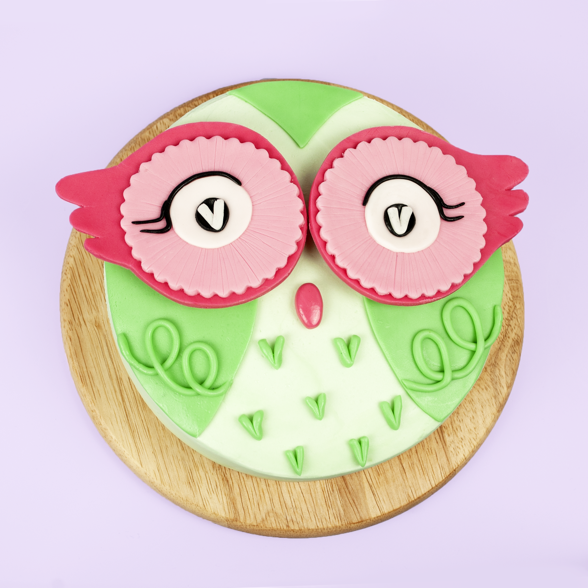Owl top cake pan